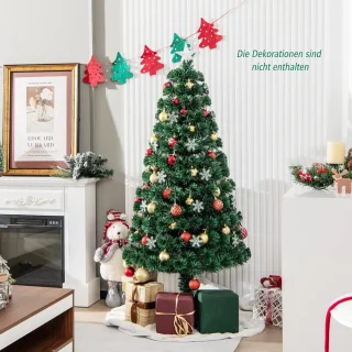 COSTWAY Kunstkerstboom Dennenboom 150 cm groen