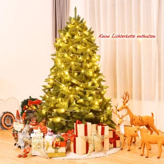 COSTWAY Kunstkerstboom Dennenboom 180 cm