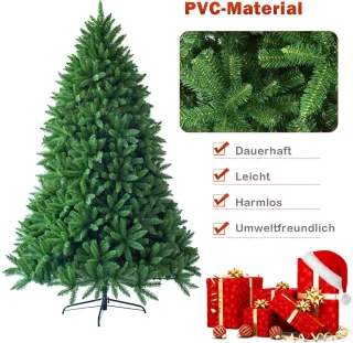 COSTWAY Kunstkerstboom Dennenboom 180 cm