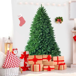 COSTWAY Kunstkerstboom Dennenboom 180 cm