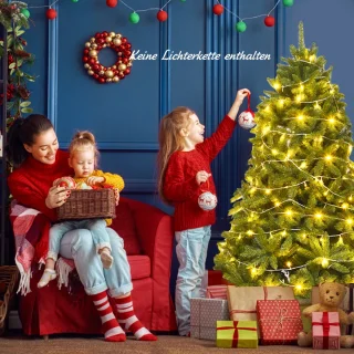COSTWAY Kunstkerstboom Dennenboom 180 cm