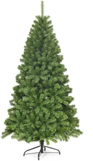 COSTWAY Kunstkerstboom Dennenboom 180 cm Groen