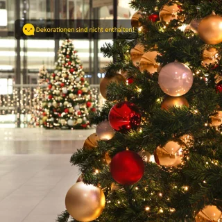 COSTWAY Kunstkerstboom Dennenboom 180 cm Groen