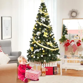 COSTWAY Kunstkerstboom Dennenboom Groen