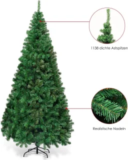 COSTWAY Kunstkerstboom Dennenboom Groen