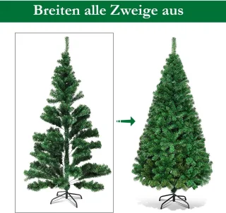 COSTWAY Kunstkerstboom Dennenboom Groen