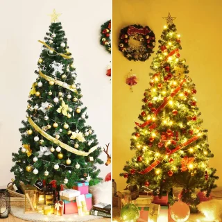 COSTWAY Kunstkerstboom Dennenboom Groen