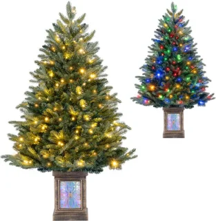 COSTWAY kunstkerstboom in pot