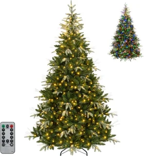 COSTWAY kunstkerstboom met LED-verlichting