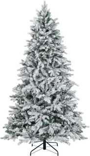 COSTWAY kunstkerstboom met sneeuw, 210 cm