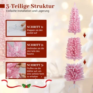 COSTWAY Kunstkerstboom Potloodmodel 180 cm