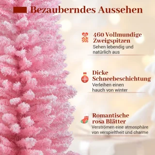 COSTWAY Kunstkerstboom Potloodmodel 180 cm