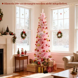 COSTWAY Kunstkerstboom Potloodmodel 180 cm