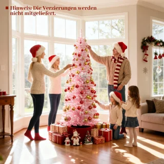 COSTWAY Kunstkerstboom Potloodmodel 180 cm