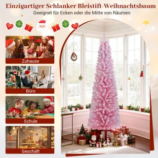 COSTWAY Kunstkerstboom Potloodmodel 180 cm