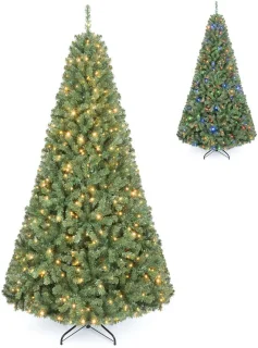COSTWAY kunstmatige kerstboom 210 cm