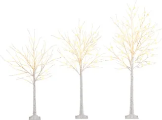 Costway led-lichtboom 3-delige set