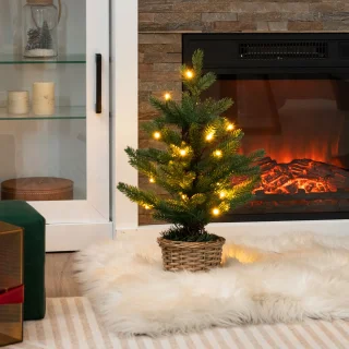 COSTWAY Mini kunstkerstboom