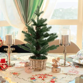 COSTWAY Mini kunstkerstboom