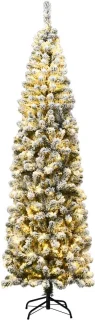 COSTWAY Potlood kerstboom 135/180/225 cm groen