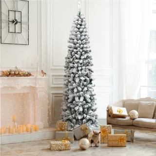 COSTWAY Potlood kerstboom 225 cm