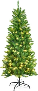 COSTWAY Potloodkerstboom kunstboom 150 cm