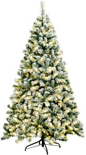 COSTWAY scharnierende kunstkerstboom 135/180/225 cm