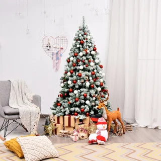 COSTWAY scharnierende kunstkerstboom 135/180/225 cm