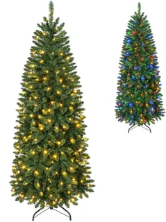COSTWAY smalle kunstkerstboom van 180 cm