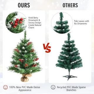 COSTWAY Tafelkerstboom 60 cm
