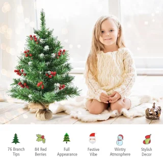 COSTWAY Tafelkerstboom 60 cm