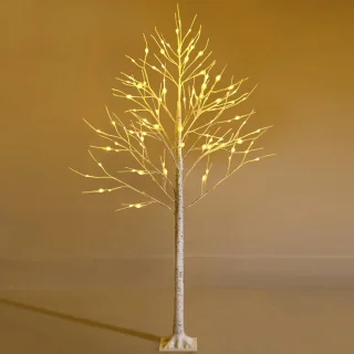 COSTWAY Verlichte kunstberk 180 cm