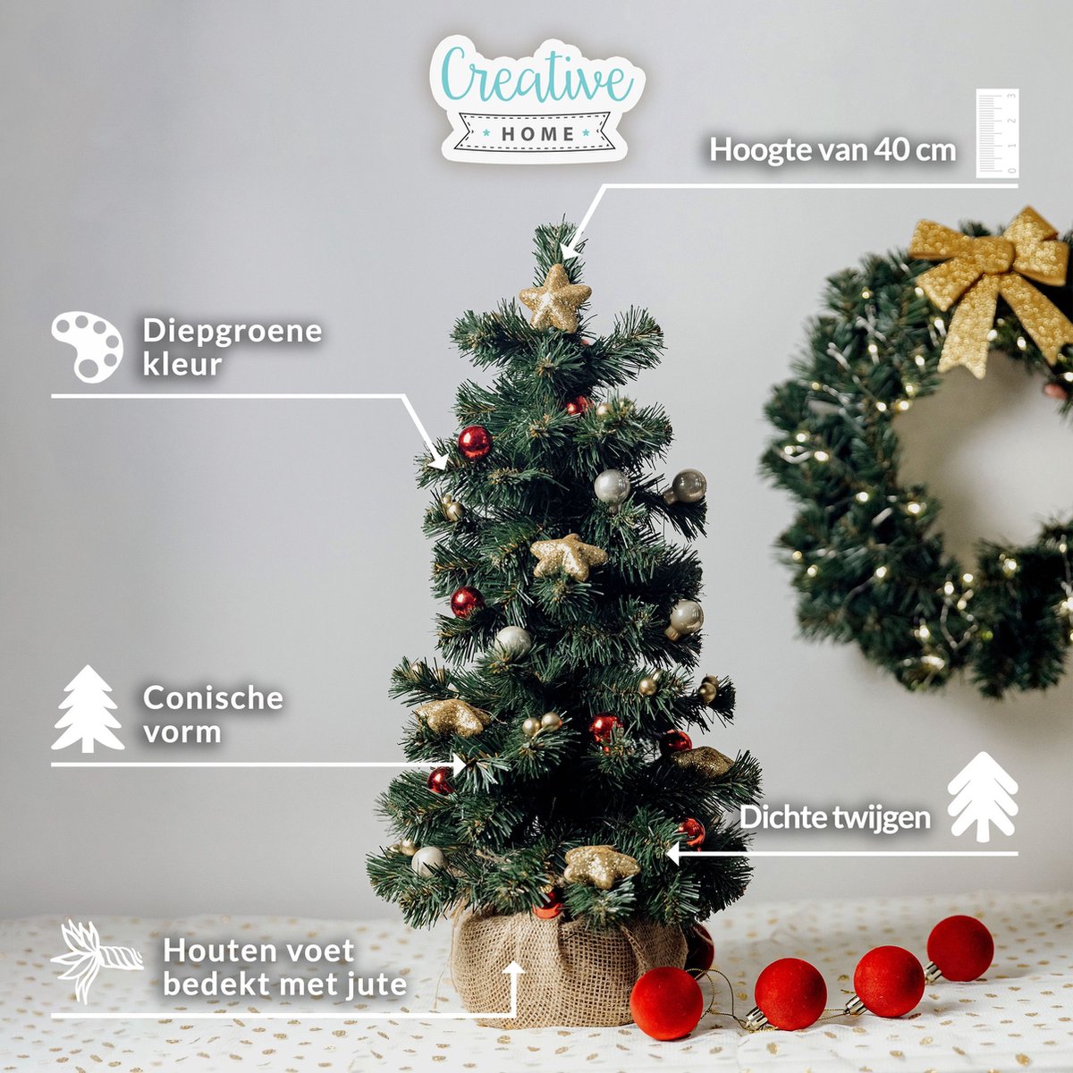 Creative Home Kerstboom 40 cm DIY