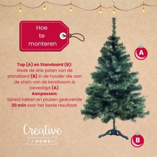 Wat vinden we goed aan de Creative Home Kunstkerstboom Fir 150 cm