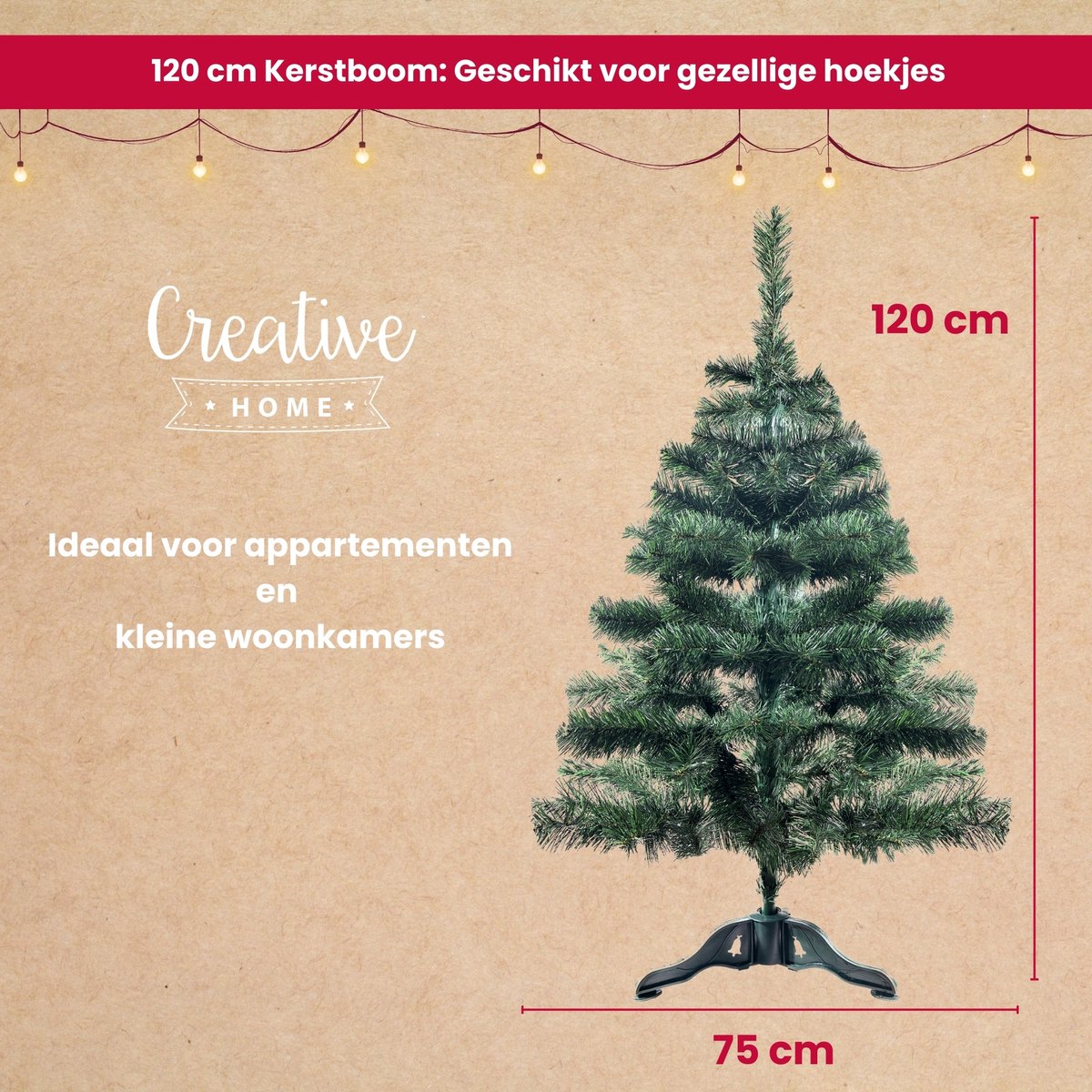 Creative Home Kunstmatige Kerstboom Fir 120 cm