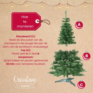 Creative Home Kunstmatige Kerstboom Fir 180 cm