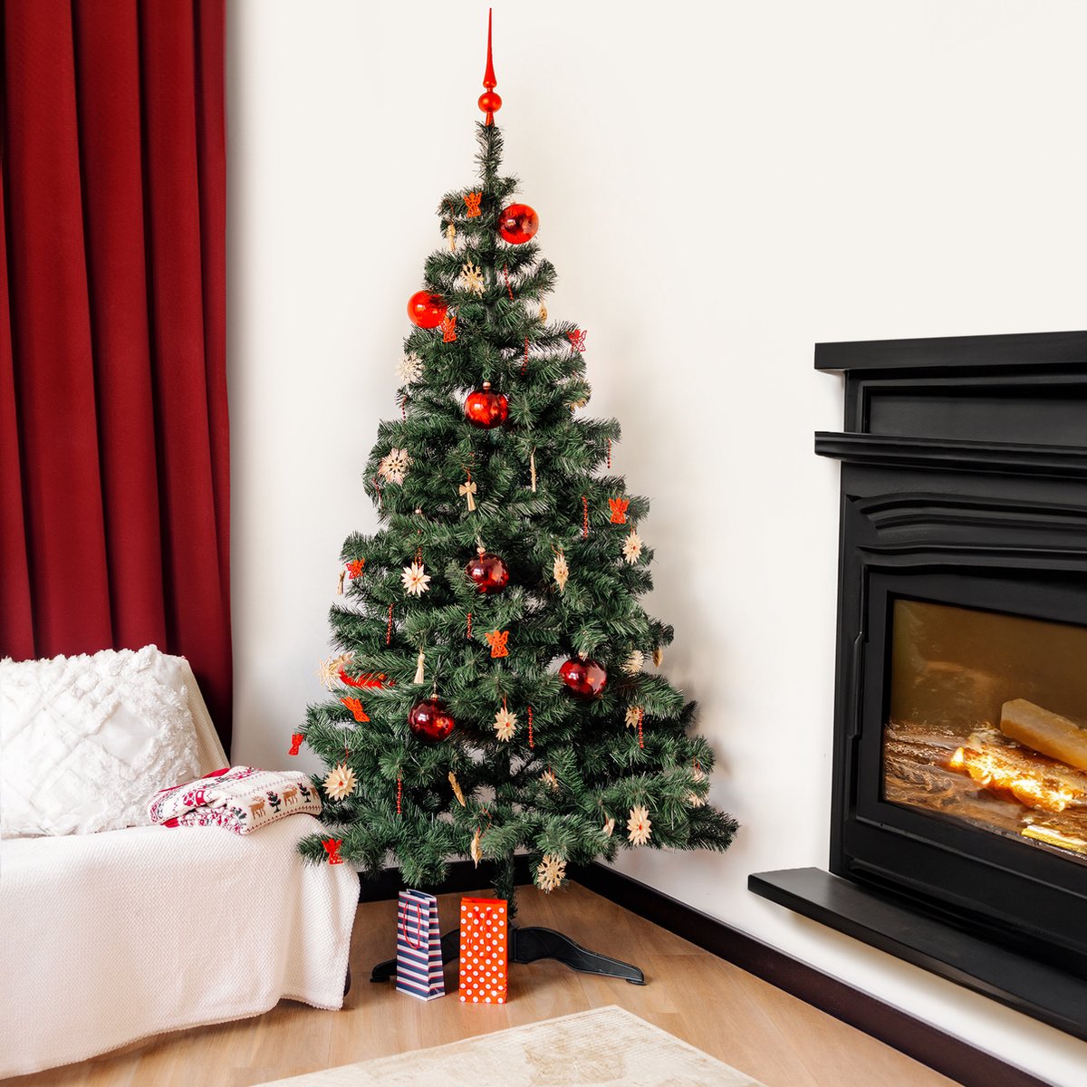 Creative Home Kunstmatige Kerstboom Fir 220 cm