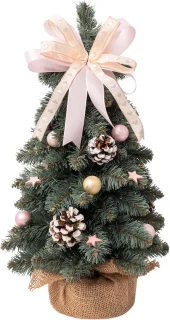 Creative Home versierde kerstboom, roze, 40 cm