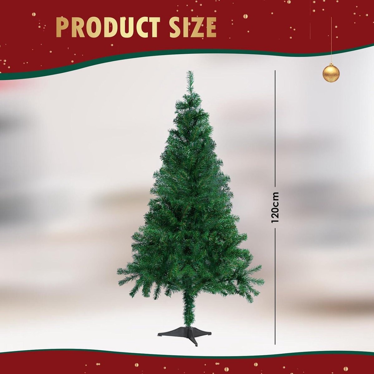 Cushhom Kerstboom 120 cm Groen