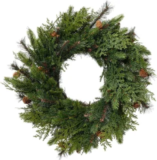 Cypress krans Ø40 cm groen