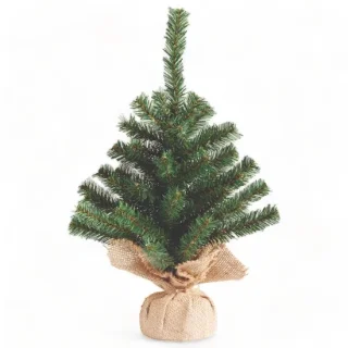 Dailygoods dailygoody kunstkerstboom mini-wol 35 cm groen