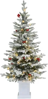 Dailygoods kunstkerstboom 140 cm slanke dennenboom
