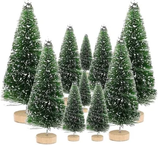 Dailygoods mini kerstboom 10-delige set