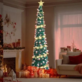 Dailygoods - opvouwbare kunstkerstboom 150 cm