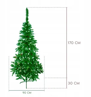 DecoHome Premium 3JS Kunstkerstboom 200 cm