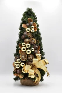 Decoratieve kerstboom klein