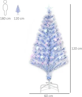 Decoratieve Kunstkerstboom 120 cm