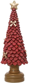 Decoris kerstboom rood