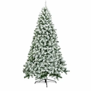 DeltaMerch kerstboom met sneeuweffect, 230 cm