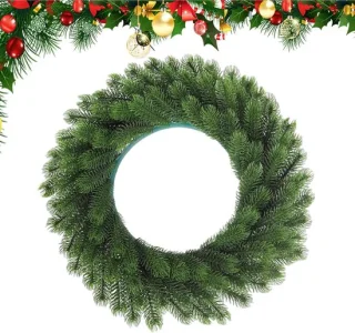 Dennenappelkrans - 40 cm - groen